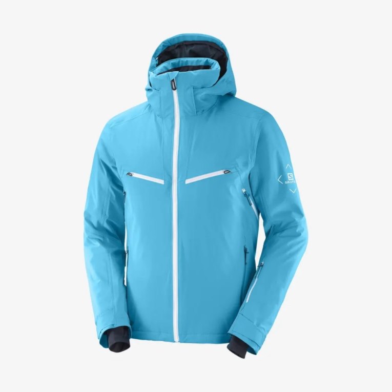 Chaquetas De Esquí Salomon Brilliant Insulated Hombre Turquesa | MX WURD740